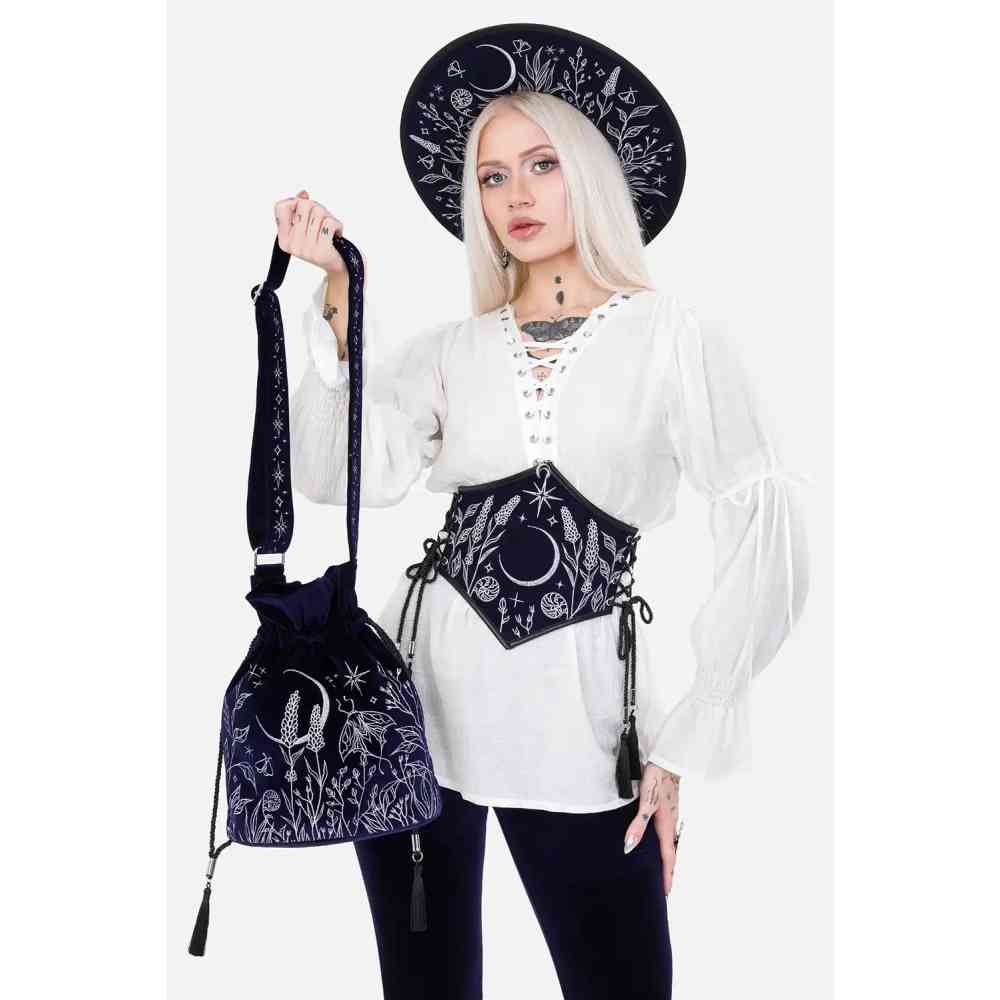 Restyle - LUNAR ECLIPSE Schultertasche - Dunkelblau